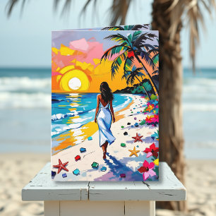 Cartão Pensando Em Você   Fazendo check-in