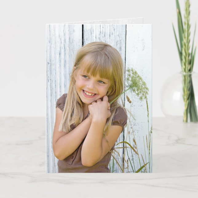 Cartão pensando em você, garota com o Lace da Rainha Anne (Frente)