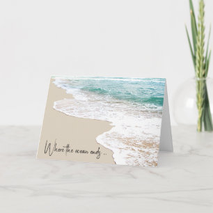 Cartão Pensando em você Ocean Beach