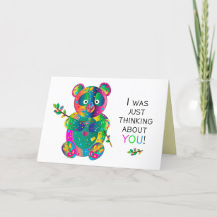Cartão Pensando em você, Panda Bear, Grupo Caleidoscópio