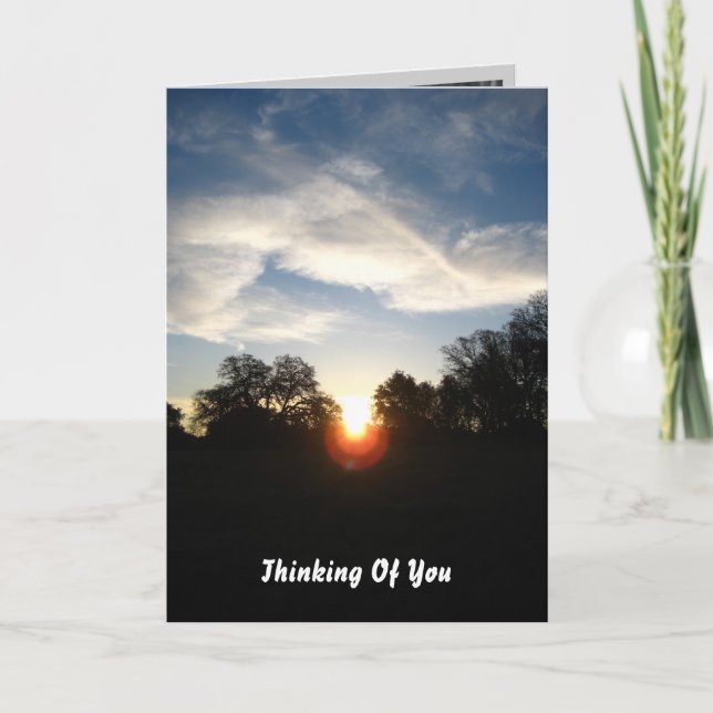 Cartão Pensando Em Você, Sinta-Se Melhor (Frente)