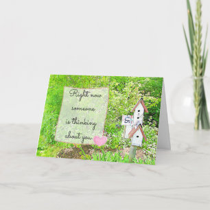 Cartão Pensando em você, Srta.