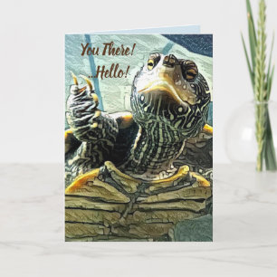 Cartão Pensando em você, Turtle Card