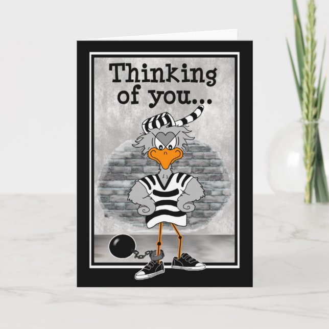 Cartão Pensando em você: Vazio de dentro. (Frente)