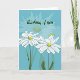 Cartão Pensando nas margaridas