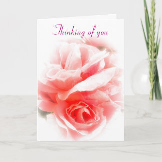 Cartão Pensando no seu Solteiro Rosa