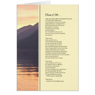 Cartão Pense em mim...