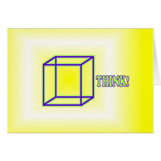Cartão Pense fora da caixa!