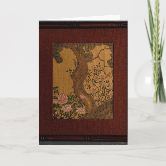 Cartão Peonies (Frente)