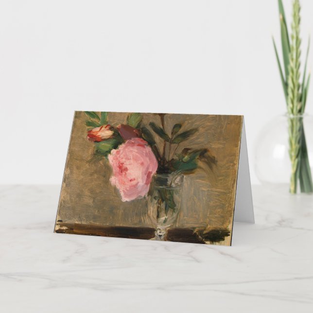 Cartão Peonies Berthe Morisot Fine Art (Frente)