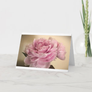 Cartão Peony, carta