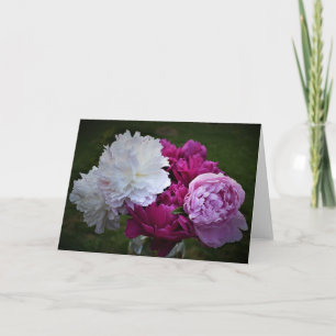 Cartão Peony, carta