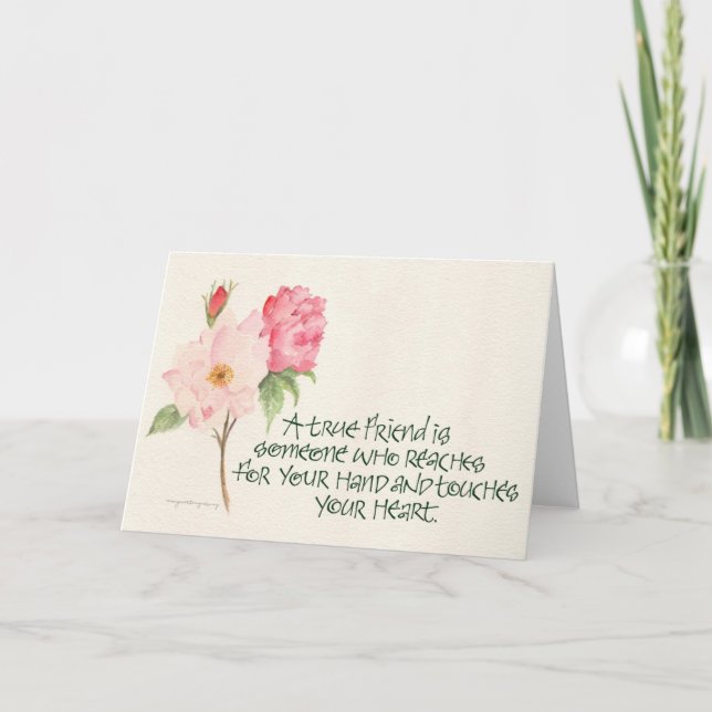 Cartão Peony Friends (Frente)