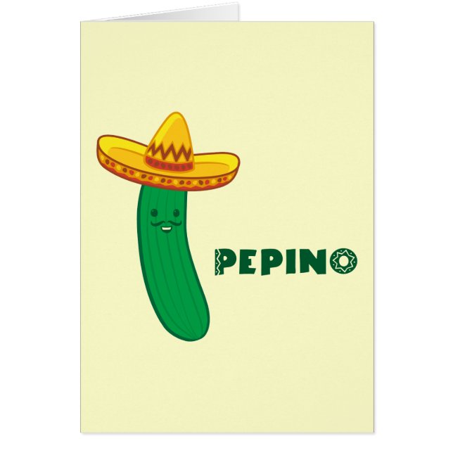 Cartão Pepino (Frente)