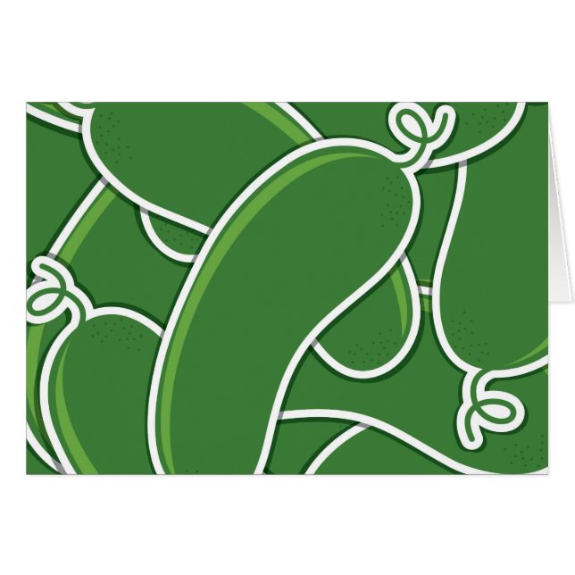 Cartão Pepino fungo (Frente horizontal)