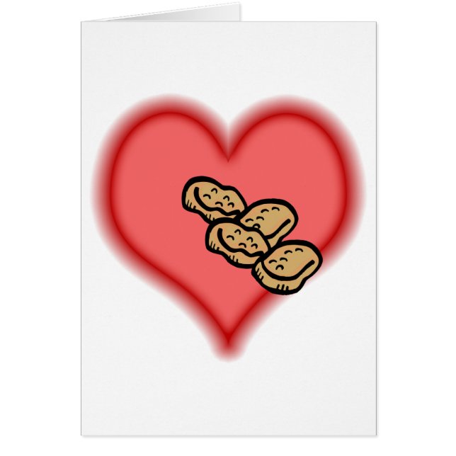 Cartão pepitas de galinha (Frente)