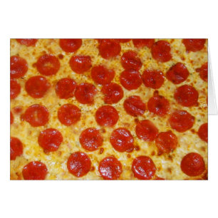 Cartão Pepperoni Pizza