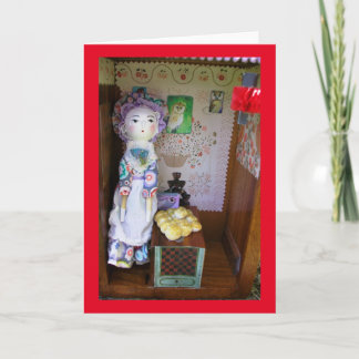 Cartão Pequena Coruja Tavern com Boa Saudação