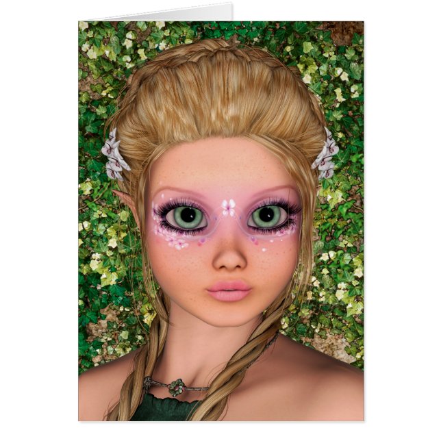 Cartão Pequena Fada (Frente)