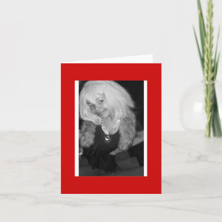 Cartão Pequena placa diva