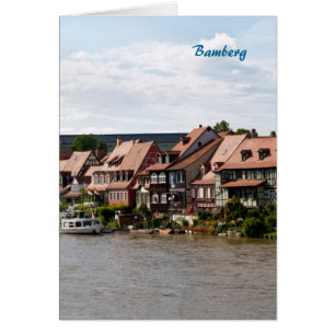 Cartão Pequena Veneza em Bamberg