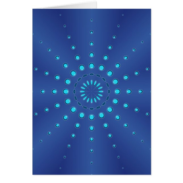 Cartão Pequenas Joias Azuis (Frente)