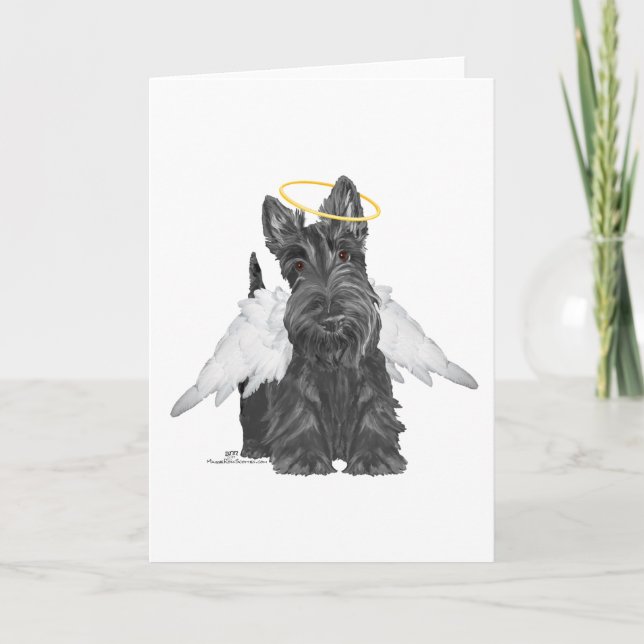 Cartão Pequeno Anjo Scottie (Frente)