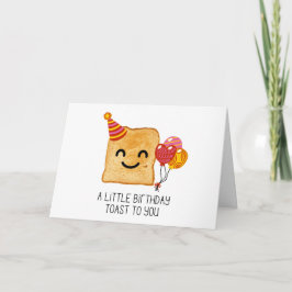 Cartão Pequeno brinde de aniversário para você