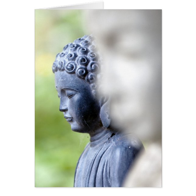 Cartão Pequeno Buda Azul (Frente)