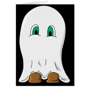 Cartão Pequeno Fantasma