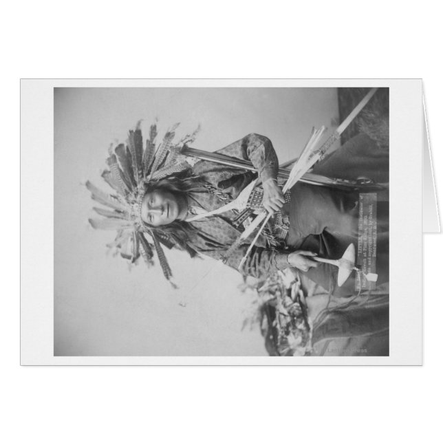 Cartão "Pequeno" - Instigador da Revolta Indiana em (Frente Horizontal)