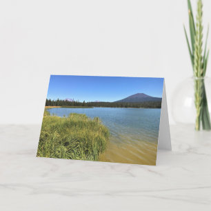 Cartão Pequeno Lago Lava, OR