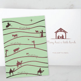 Cartão Pequeno Lambe de Deus