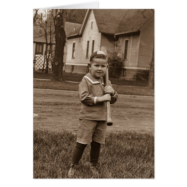 Cartão Pequeno Lenhador (Frente)