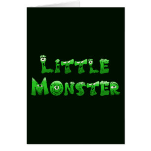 Cartão Pequeno Monstro do Queda