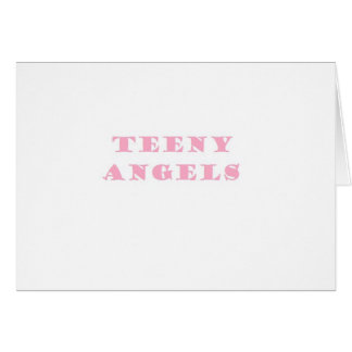 Cartão pequenos anjos