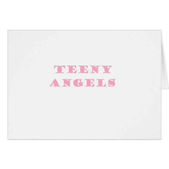 Cartão pequenos anjos (Frente Horizontal)