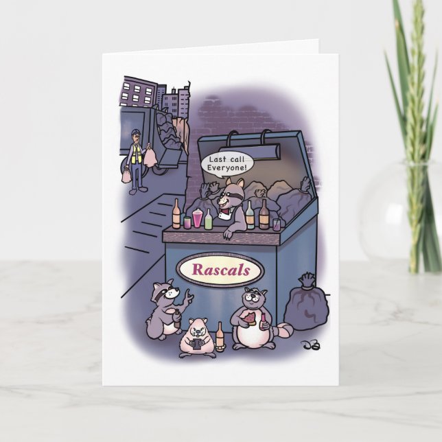 Cartão Pequenos malandros (Frente)