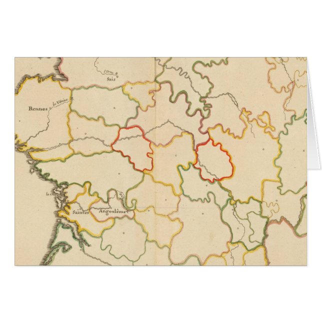 Cartão Pequenos rios franceses (Frente Horizontal)