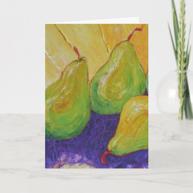 Cartão Pera a sua carta de boas-vindas (Frente)