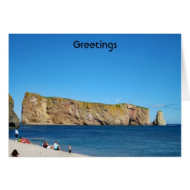 Cartão Percé Rock no Golfo da Rua. (Frente horizontal)