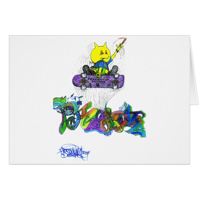 Cartão Percentum Ollie (Frente Horizontal)