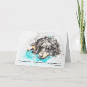Cartão Perda de Cão-de-Pet (Dachshund) Simpatia Personal