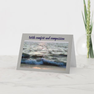 CARTÃO ***PERDA DE SEU PAI*** CONFORTO/COMPAIXÃO