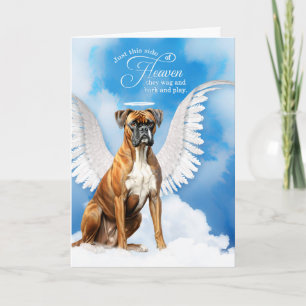 Cartão Perda de uma Simpatia Pet Anjo Cachorro