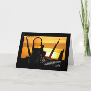 Cartão Perda de uma Simpatia Piloto Militar Avião Solto