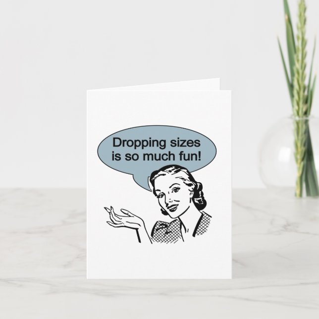 Cartão Perder Peso é Tão Divertido (Frente)