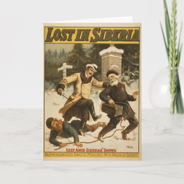 Cartão Perdido Na Sibéria, Cerca De 1898. (Frente)