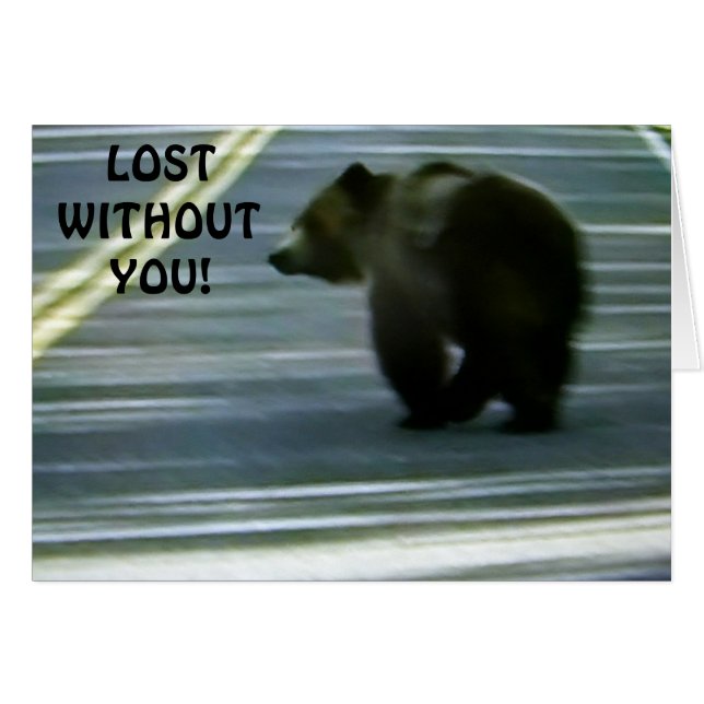 CARTÃO PERDIDO SEM VOCÊ! (Frente Horizontal)