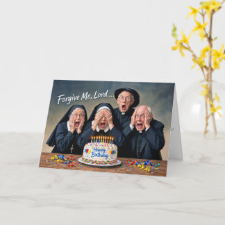 Cartão Perdoe-me, Senhor Aniversário